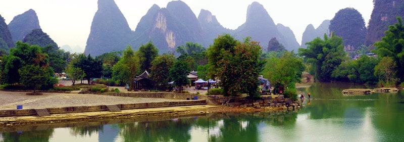 Karst Peaks in Yangshuo, Guangxi, China